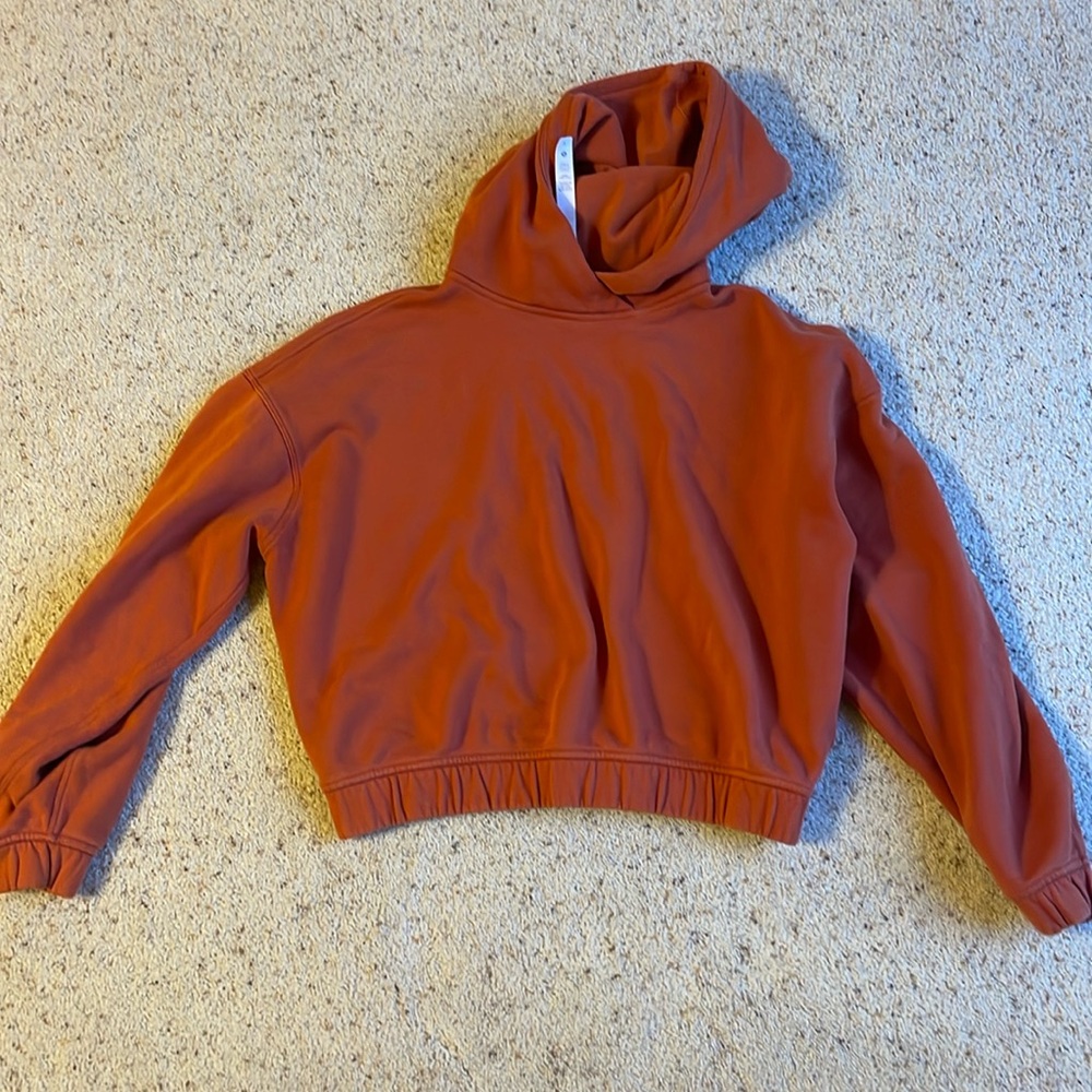 Lululemon Relaxed Cropped hoodie in Canyon Orange 🧡